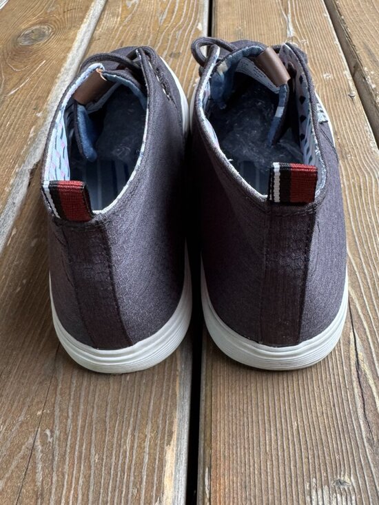 EUC Ben Sherman Charcoal Gray Bristol Canvas Chukka Boots in Men\'s 11/EU 44 main image 11